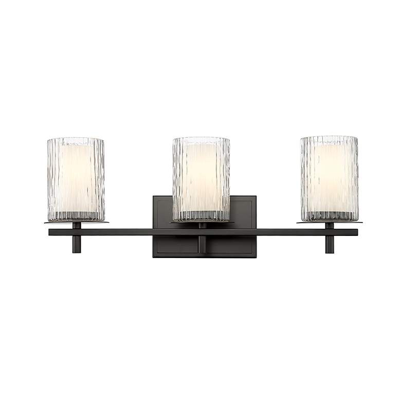 Image 6 Grayson by Z-Lite Matte Black 3 Light Vanity more views