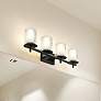1_Grayson by Z-Lite Matte Black 4 Light Vanity