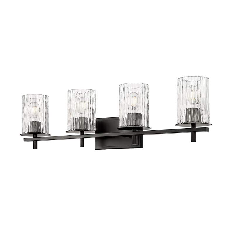 Image 5 Grayson by Z-Lite Matte Black 4 Light Vanity more views