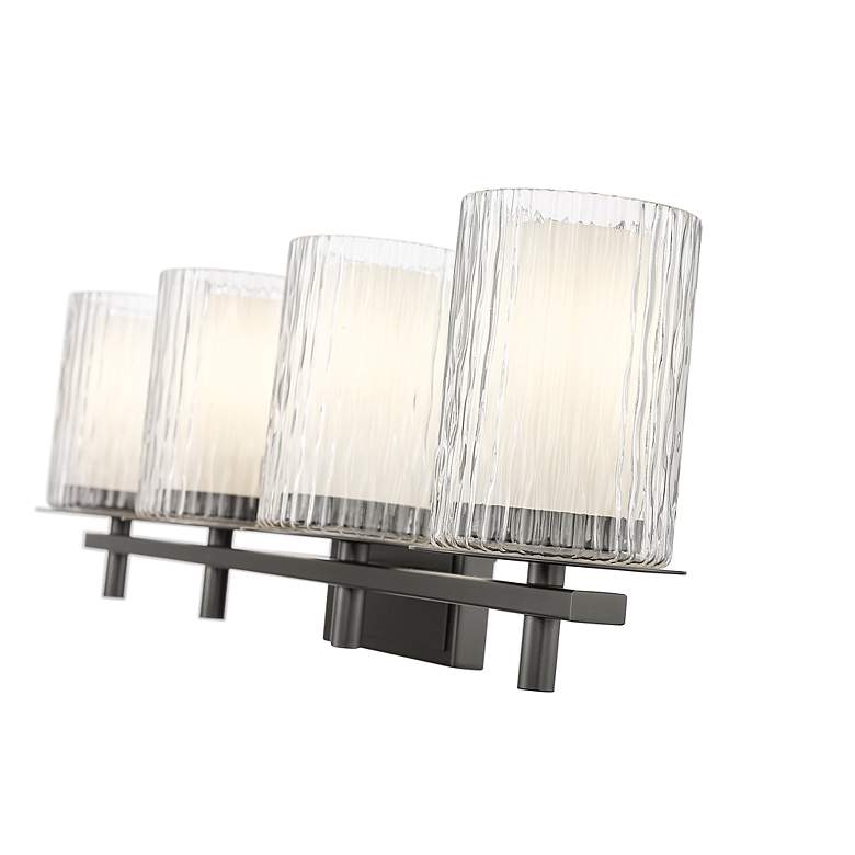 Image 7 Grayson by Z-Lite Matte Black 4 Light Vanity more views