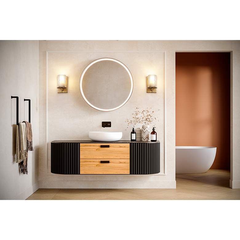 Image 3 Grayson by Z-Lite Modern Gold 1 Light Wall Sconce more views