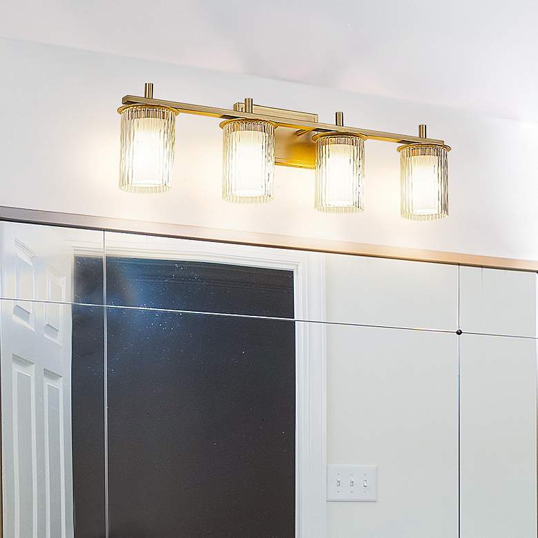Image 2 Grayson by Z-Lite Modern Gold 4 Light Vanity
