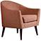 Grayson Red Fabric Accent Chair