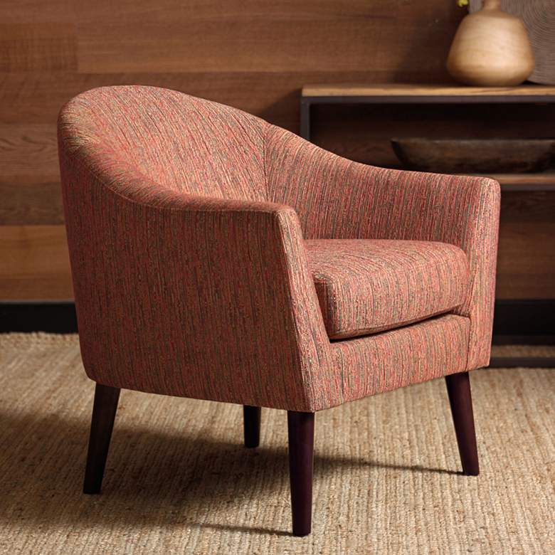 Image 1 Grayson Red Fabric Accent Chair