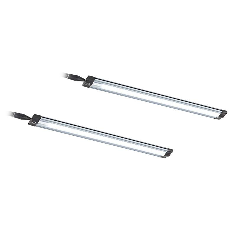 Image 1 Grayson Slim 12" Wide LED Under Cabinet Light Set of 2