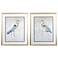 Great Blue Heron 26"W x 32"H Framed Art Set of 2
