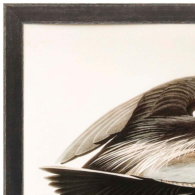 Image 4 Great Blue Heron 55" High Framed Giclee Wall Art more views
