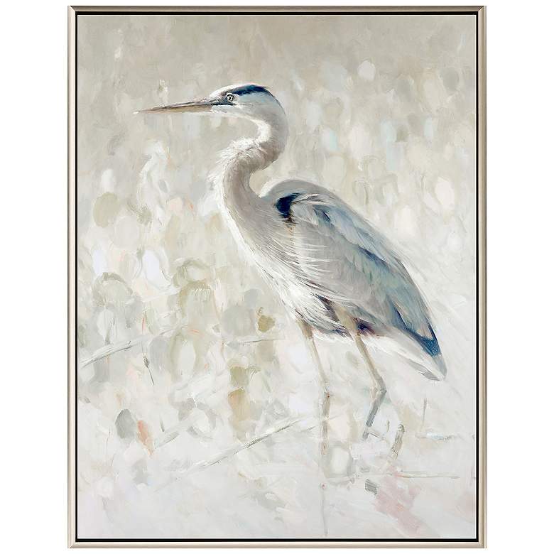 Image 1 Great Blue Heron II 38"W x 50"H Canvas