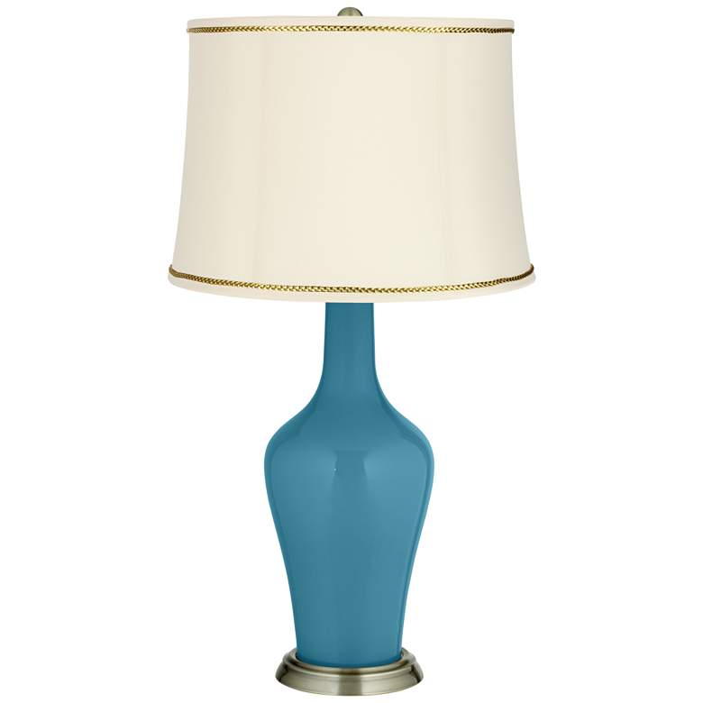 Image 1 Great Falls Anya Table Lamp with President&#39;s Braid Trim