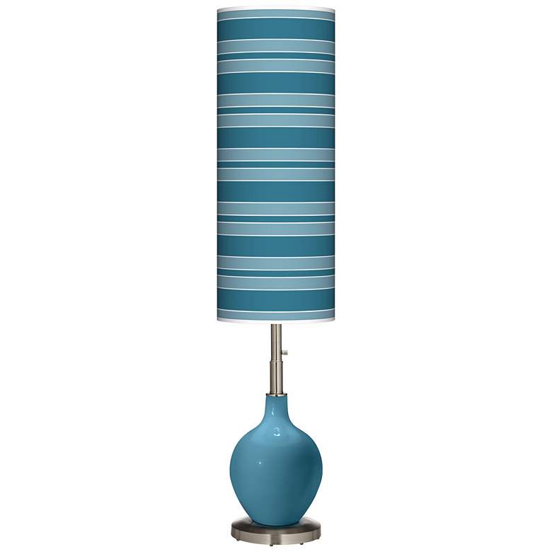 Image 1 Great Falls Bold Stripe Ovo Floor Lamp