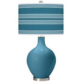 Image1 of Great Falls Bold Stripe Ovo Table Lamp