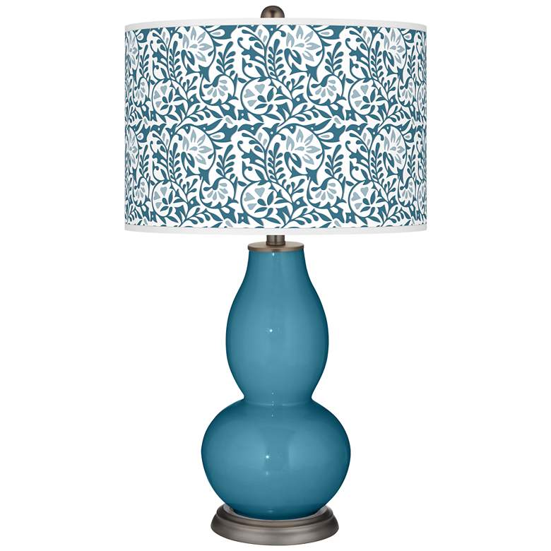 Image 1 Great Falls Gardenia Double Gourd Table Lamp