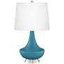 Great Falls Gillan Glass Table Lamp with Dimmer