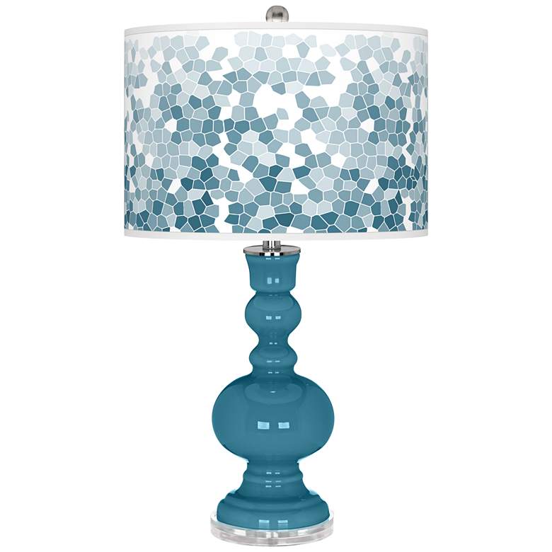 Image 1 Great Falls Mosaic Giclee Apothecary Table Lamp
