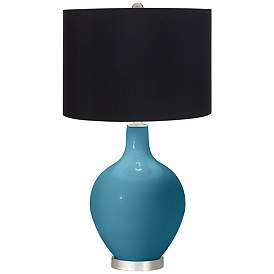 Image1 of Great Falls Ovo Table Lamp with Black Shade