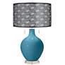 Great Falls Toby Table Lamp With Black Metal Shade