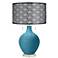 Great Falls Toby Table Lamp With Black Metal Shade