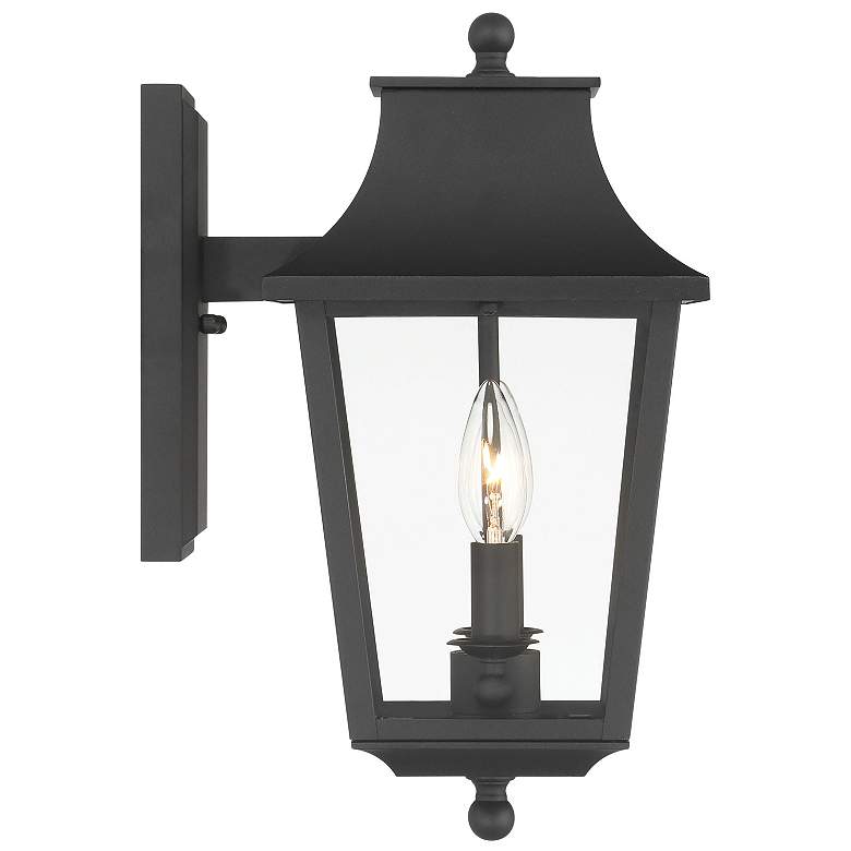 Image 5 Great Outdoors Altimeter 2-Light 7.75-in Black Outdoor Wall Mount more views