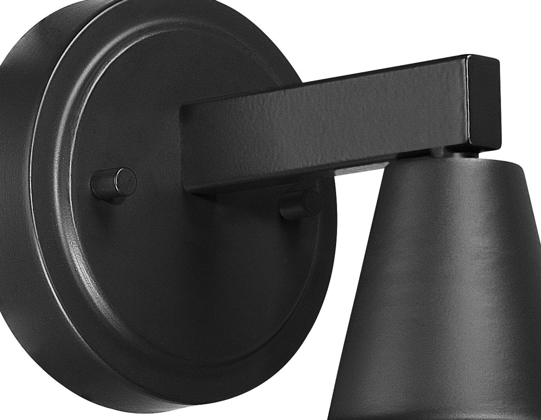 Image 6 Great Outdoors Bay Crest 1-Light 8.88-in Coal Black Outdoor Wall Light more views