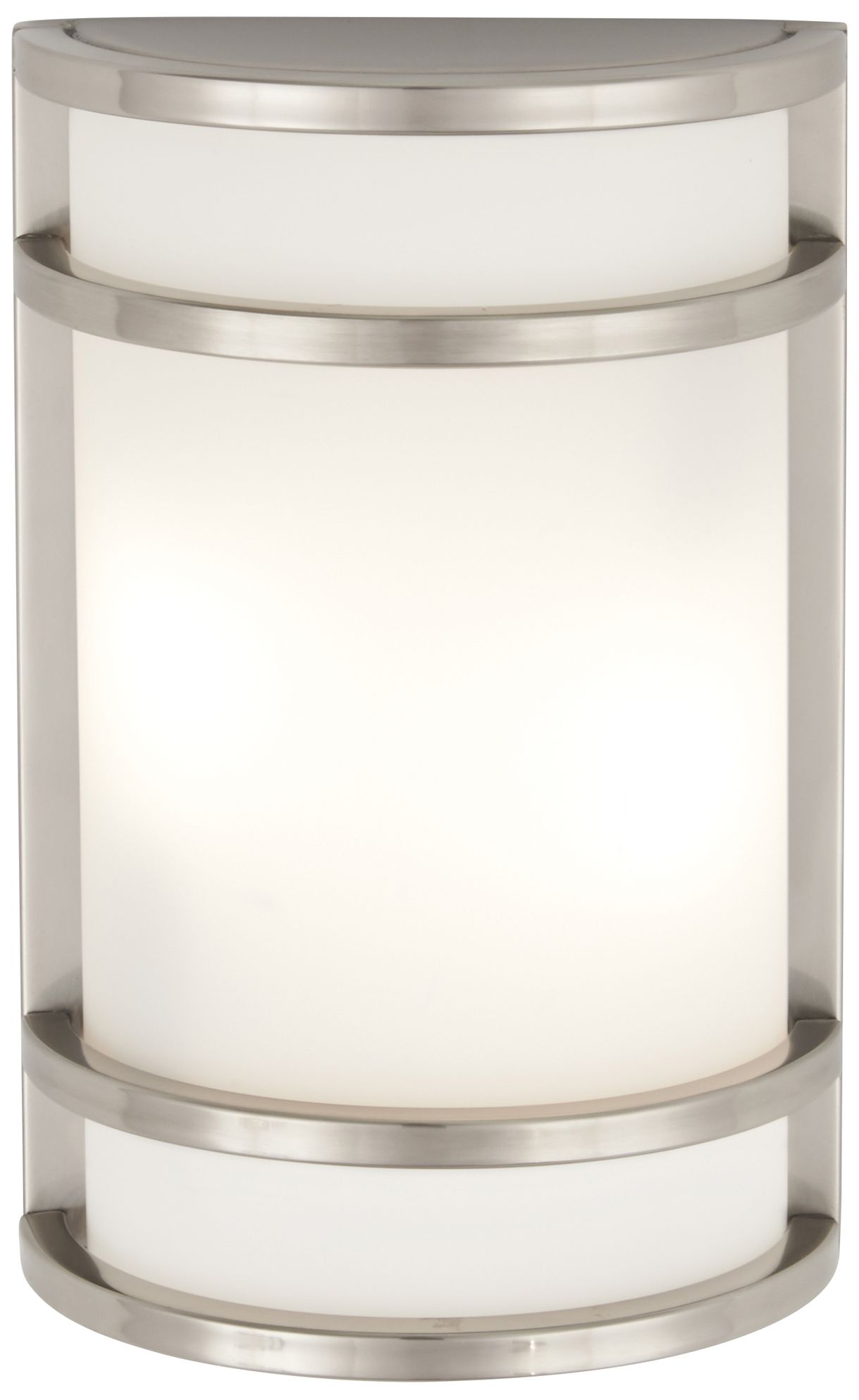 Great Outdoors Bay View 2-Lt 12.2-in Brush Stainless Outdoor Pocket Lantern