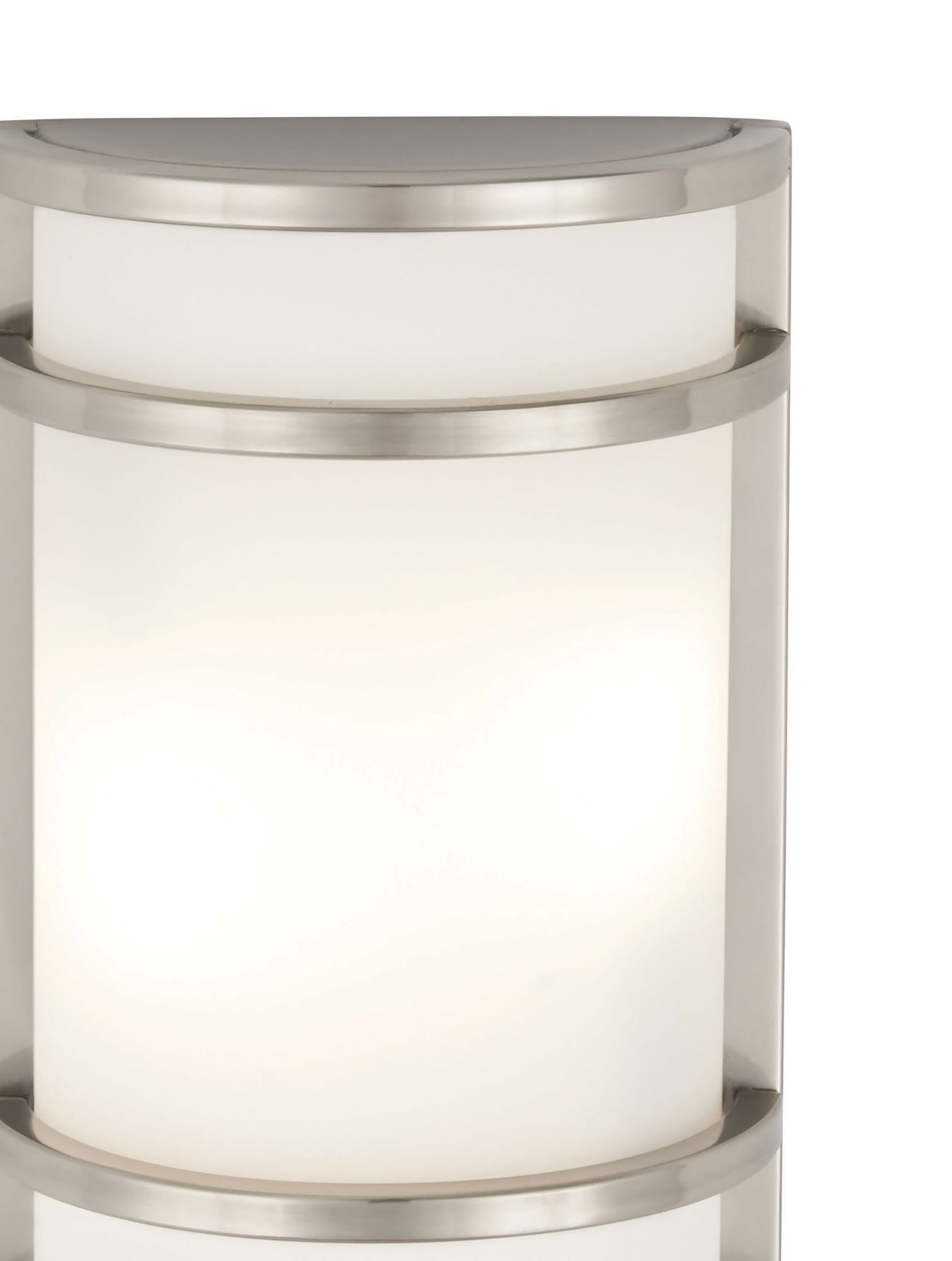 Image 3 Great Outdoors Bay View 2-Lt 12.2-in Brush Stainless Outdoor Pocket Lantern more views