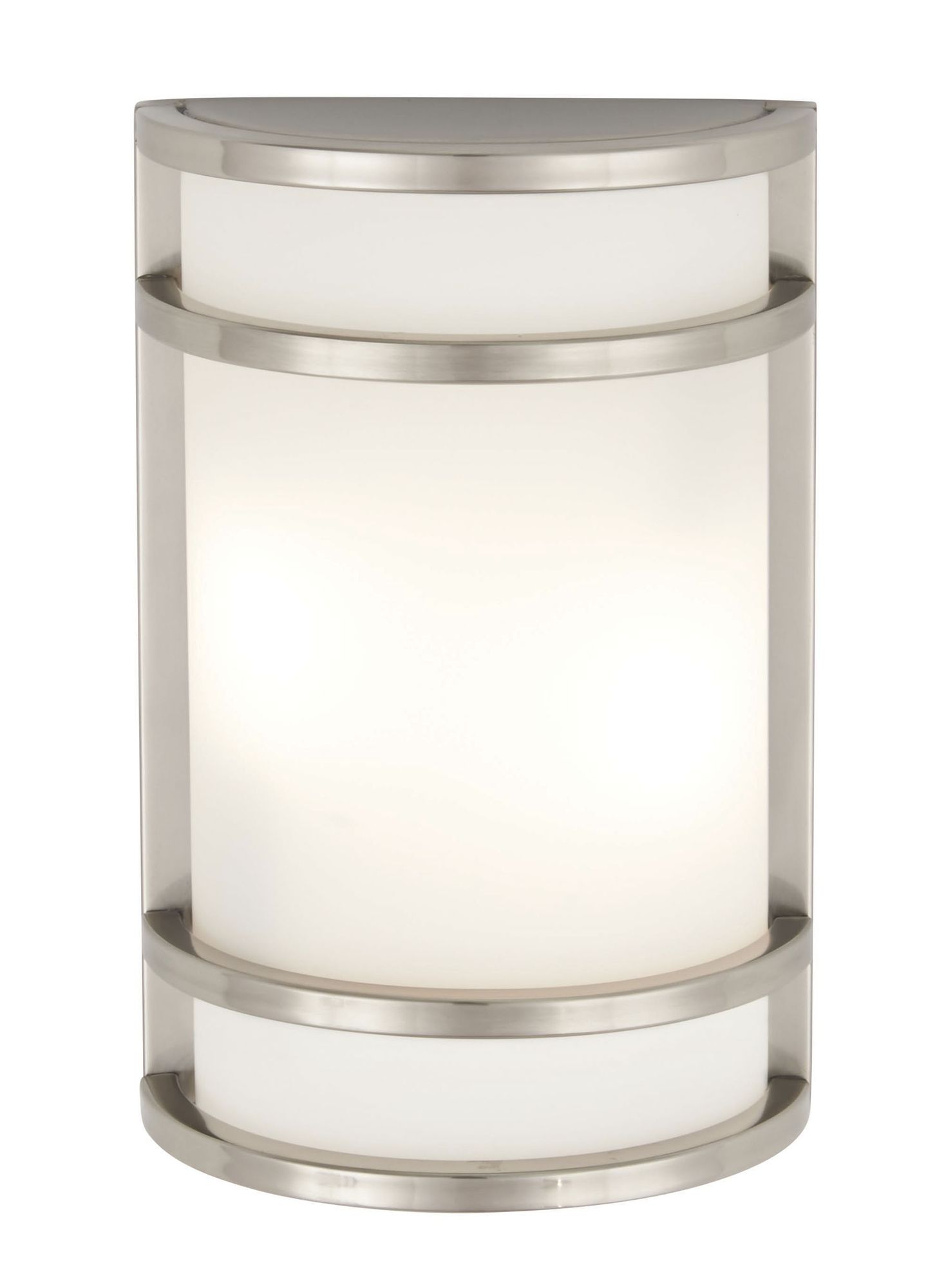 Image 5 Great Outdoors Bay View 2-Lt 12.2-in Brush Stainless Outdoor Pocket Lantern more views