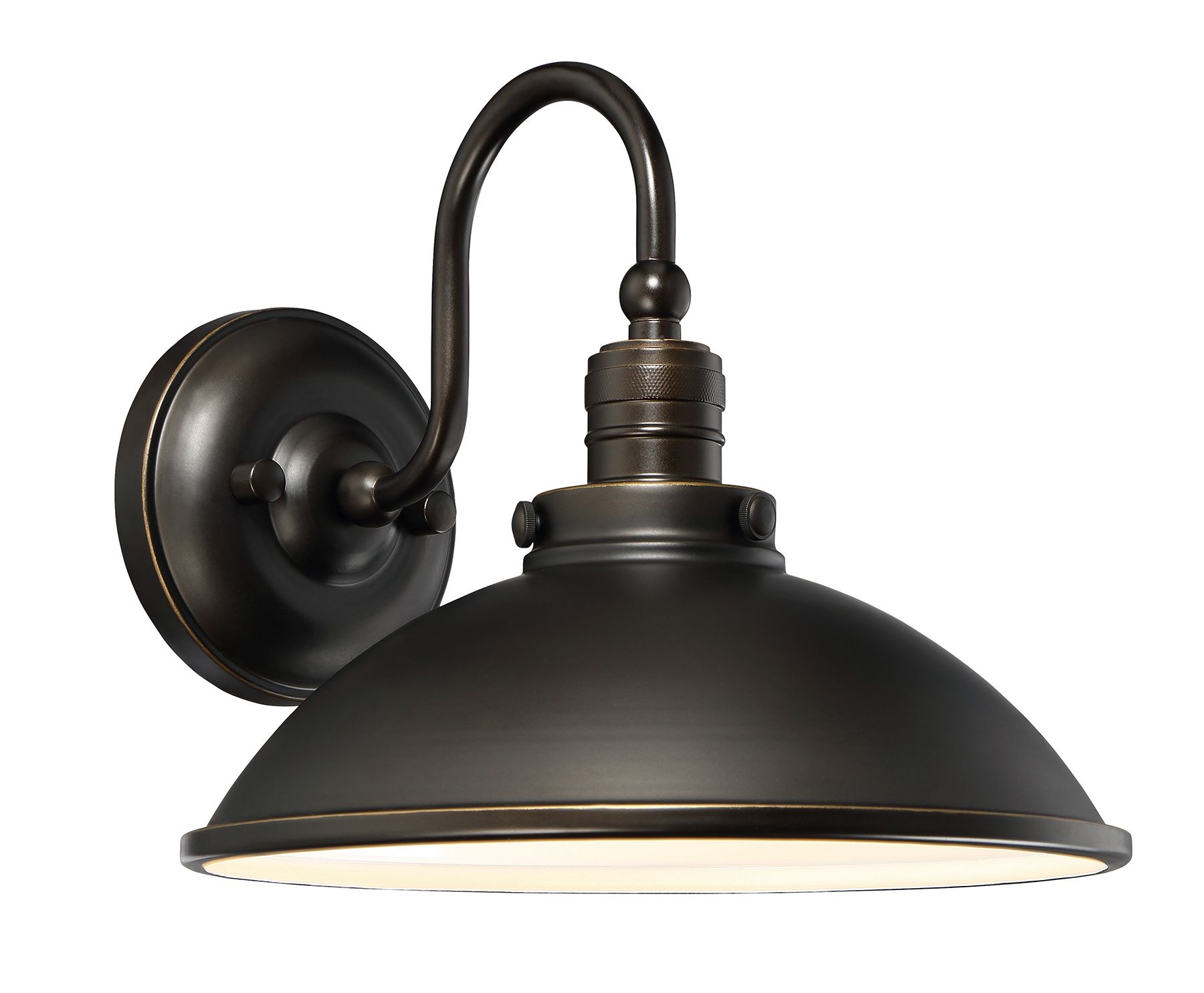 Image 7 Great Outdoors Baytree Lane LED 11-in Oil Rubbed Bronze Outdoor Wall Light more views