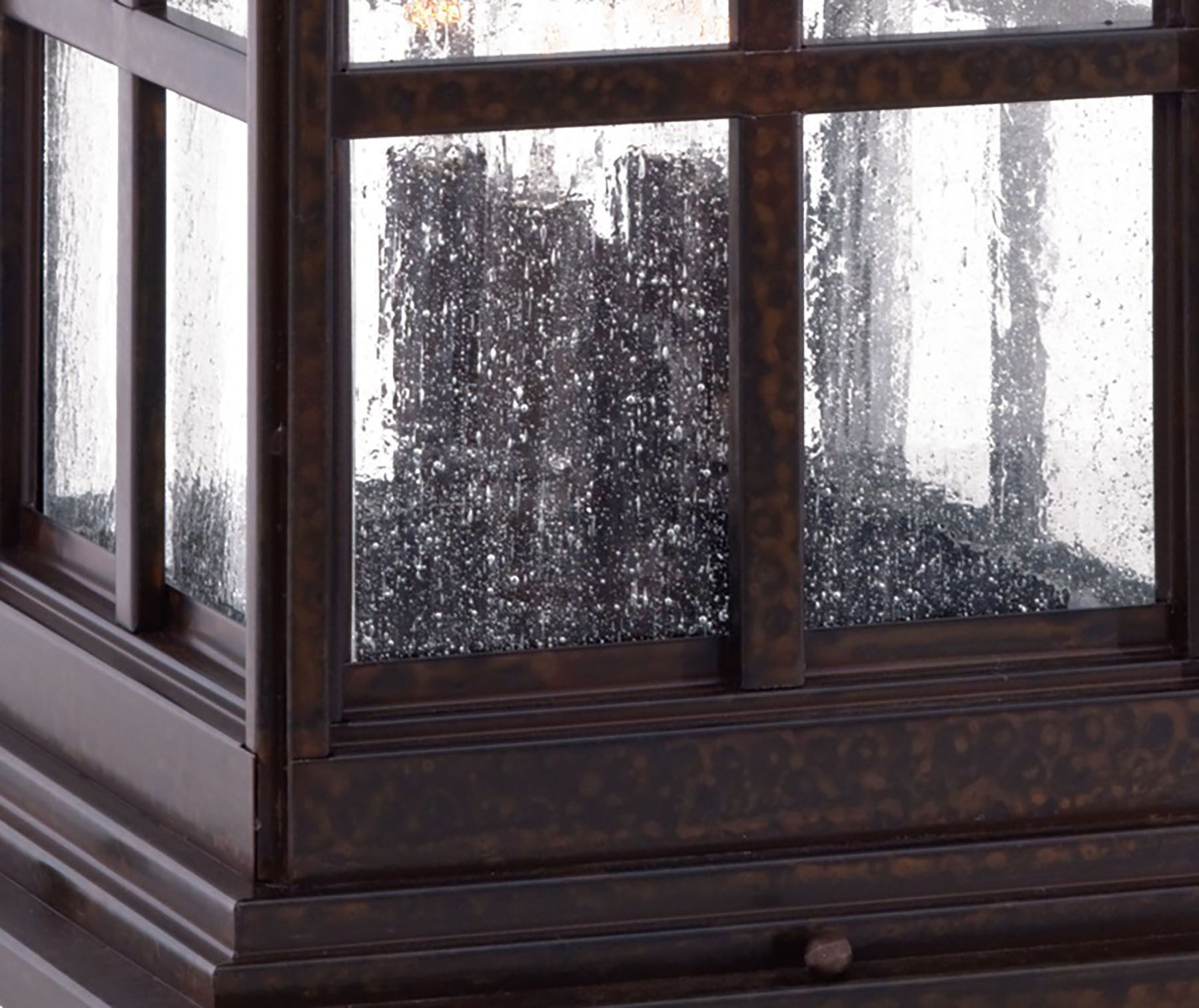 Image 3 Great Outdoors Berkeley 4-Light 11.5-in Rust Outdoor Post Light more views