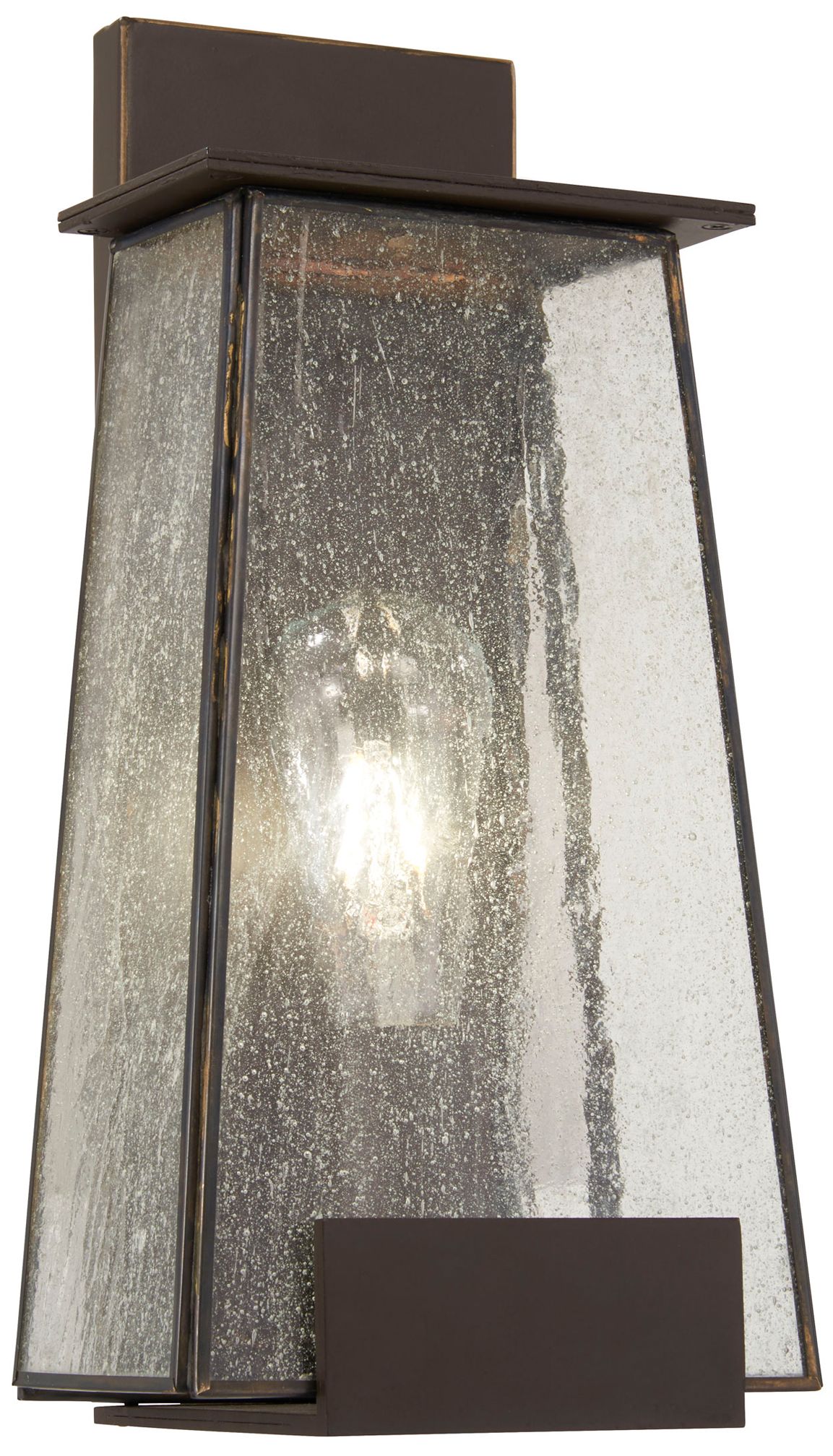 Great Outdoors Bistro Dawn 1-Light 7-in Dakota Bronze Outdoor Wall Light