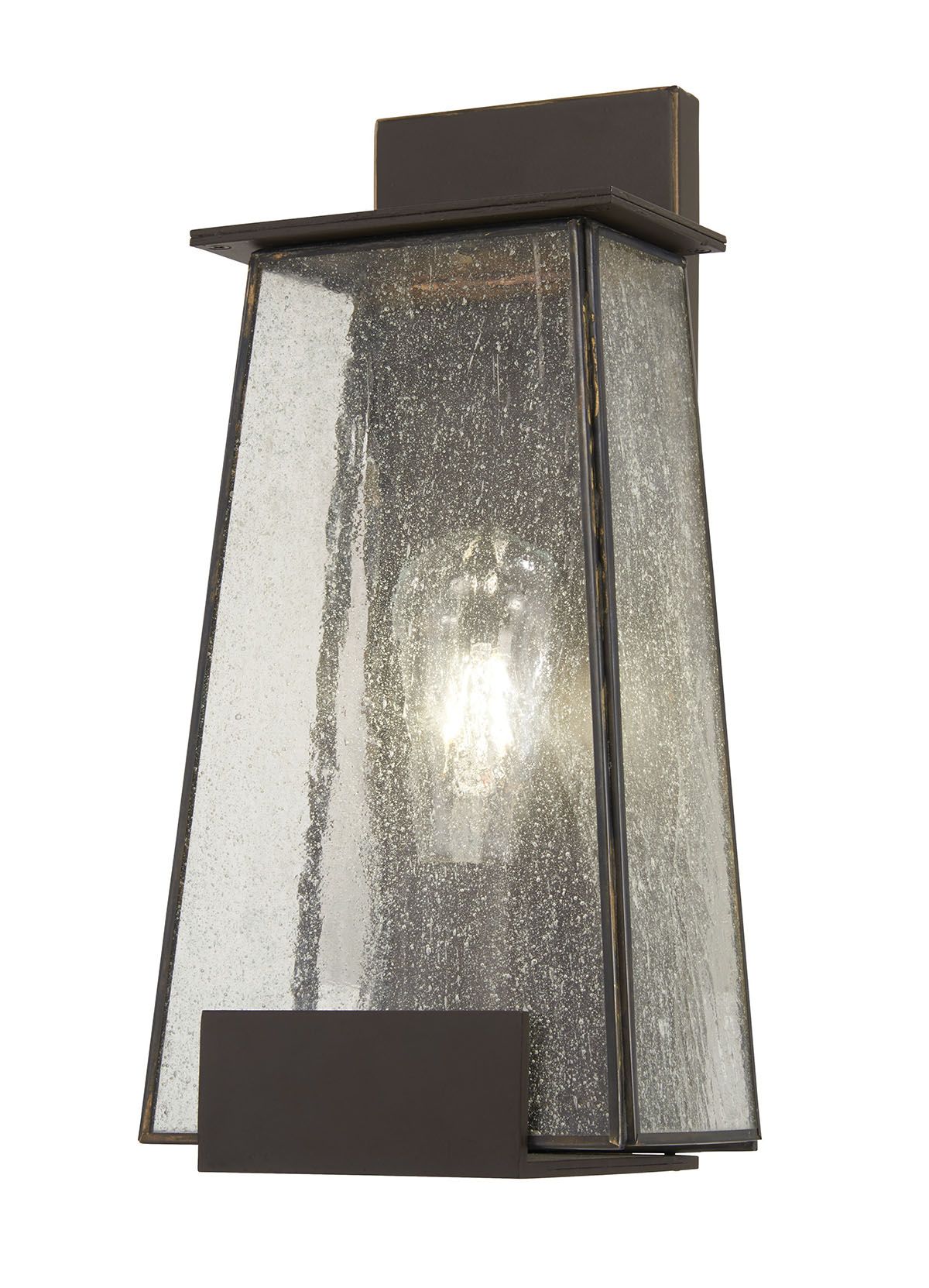 Image 6 Great Outdoors Bistro Dawn 1-Light 7-in Dakota Bronze Outdoor Wall Light more views