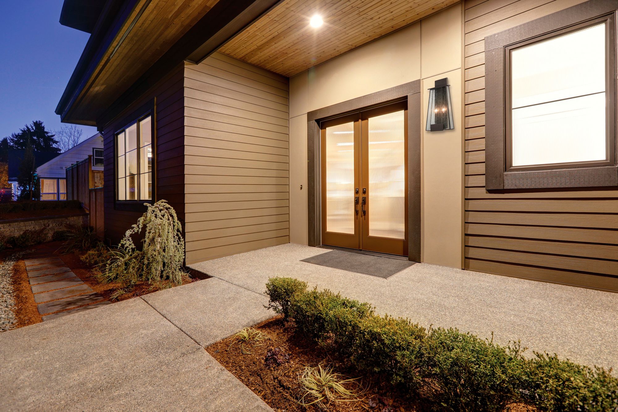 Image 4 Great Outdoors Bistro Dawn 2-Light 9-in Dakota Bronze Outdoor Wall Light more views