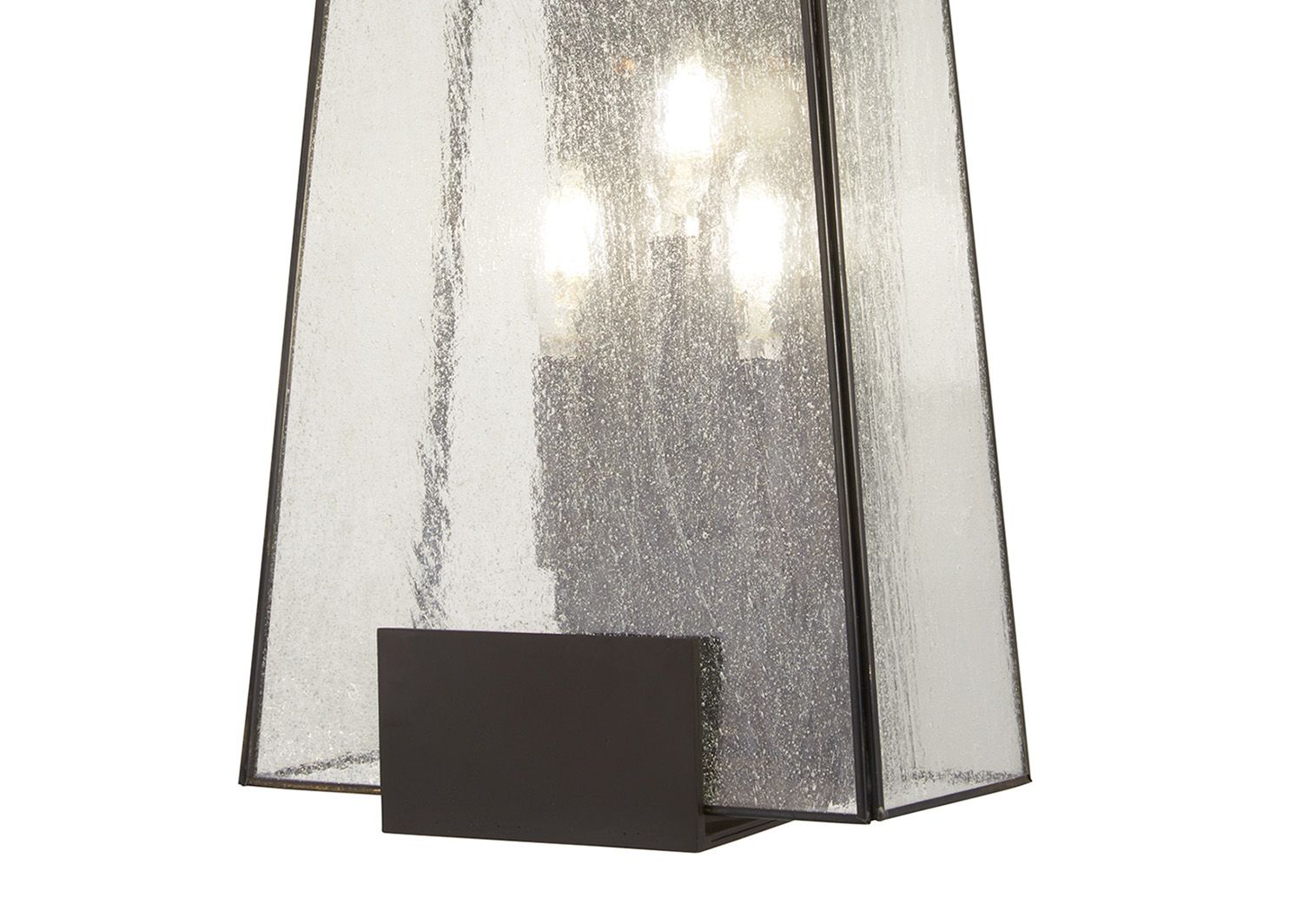 Image 4 Great Outdoors Bistro Dawn 3-Light 11-in Dakota Bronze Outdoor Wall Light more views