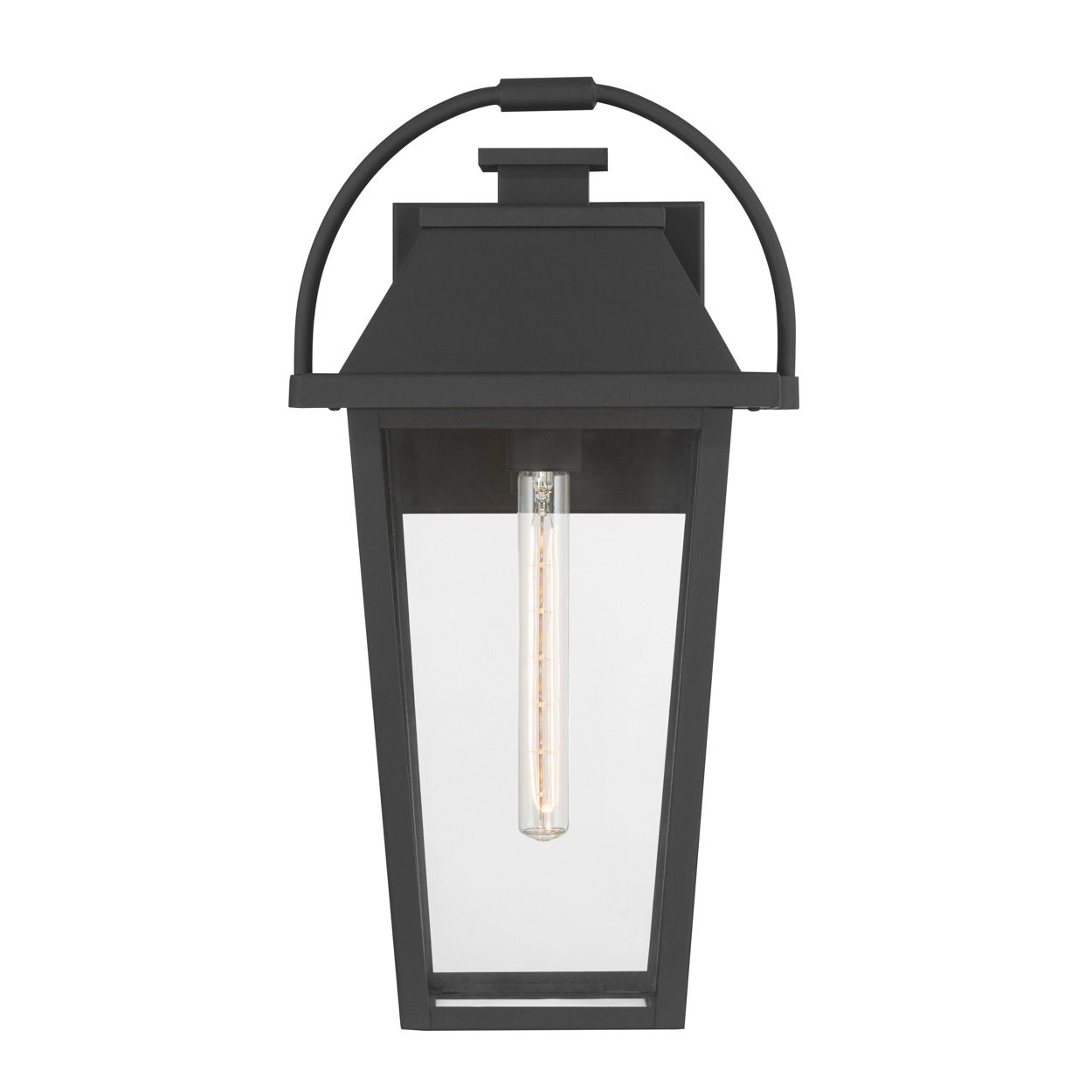 Thumbnail2 of Great Outdoors Branwyn 1-Light 20-in Sand Coal Black Outdoor Wall Light more views