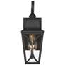 3_Great Outdoors Cardigan 1-Light 5.5-in Black and Brass Outdoor Wall Mount more views