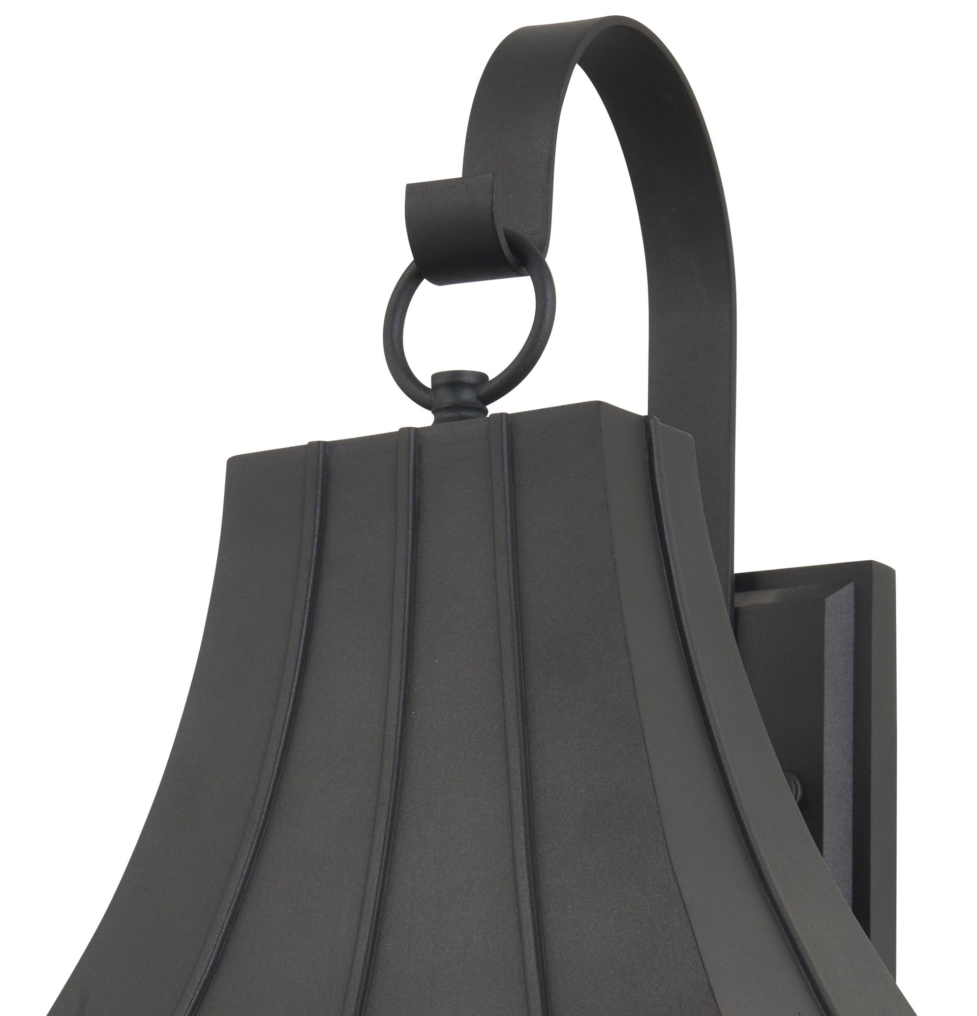 Image 4 Great Outdoors Chateau Grande 4-Light Coal Black Outdoor Wall Light more views