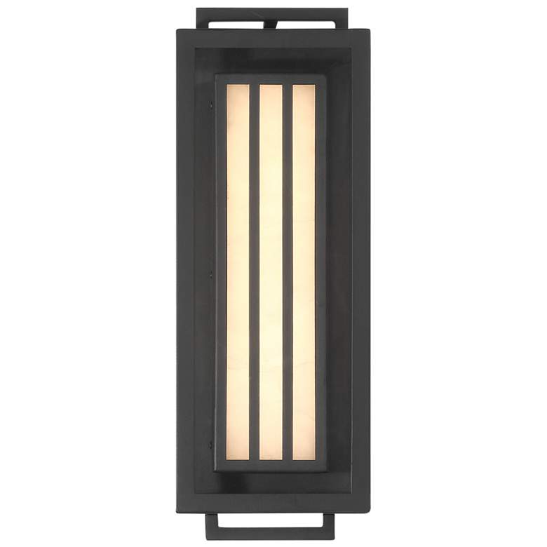 Image 3 Great Outdoors Eastly 1-Light 5.75-in Black Outdoor Wall Mount with Shade more views