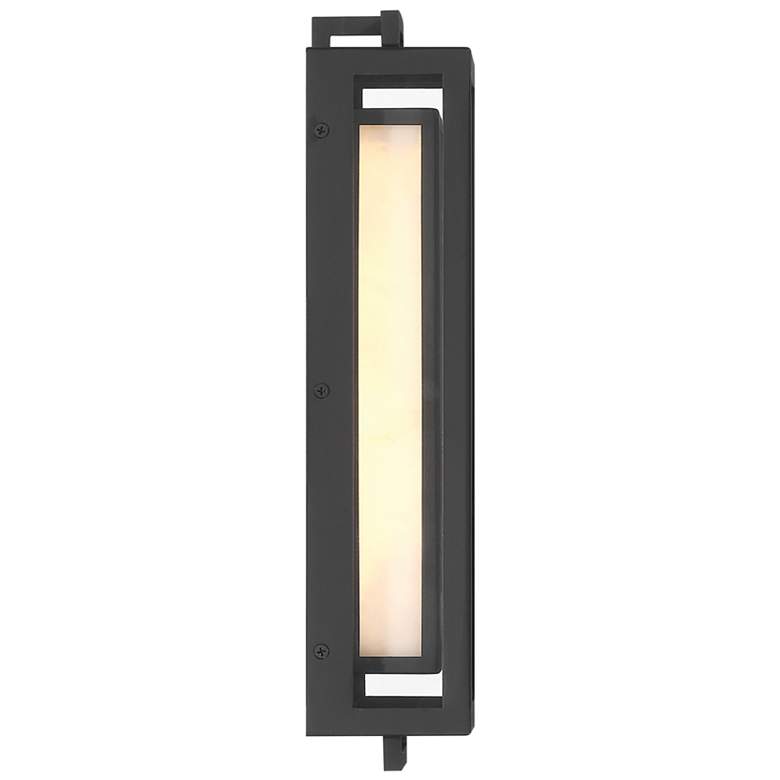 Image 4 Great Outdoors Eastly 1-Light 5.75-in Black Outdoor Wall Mount with Shade more views