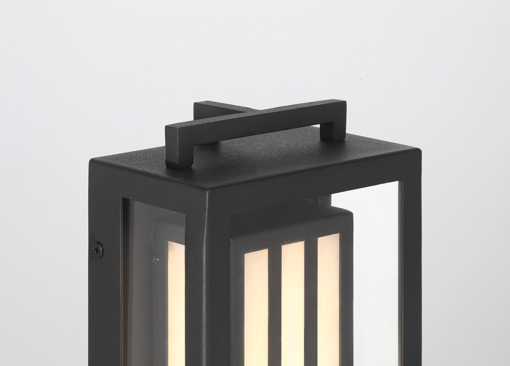 Image 6 Great Outdoors Eastly 1-Light 5.75-in Black Outdoor Wall Mount with Shade more views