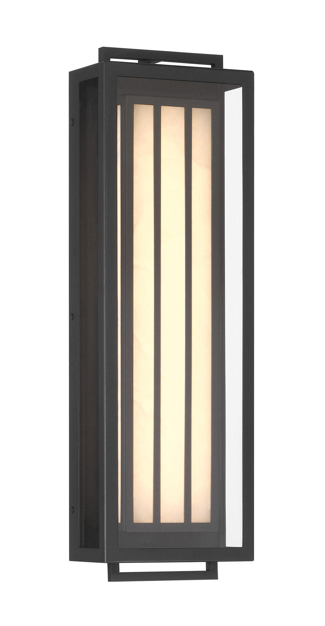 Image 3 Great Outdoors Eastly 1-Light 6.75-in Black Outdoor Wall Mount with Shade more views