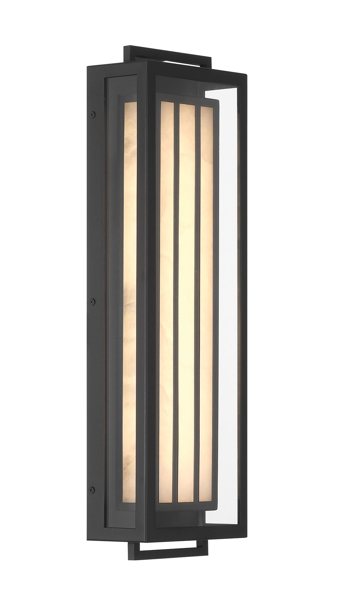 Image 4 Great Outdoors Eastly 1-Light 6.75-in Black Outdoor Wall Mount with Shade more views