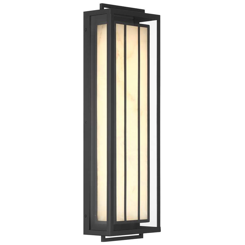 Image 3 Great Outdoors Eastly 1-Light 8.75-in Black Outdoor Wall Mount with Shade more views
