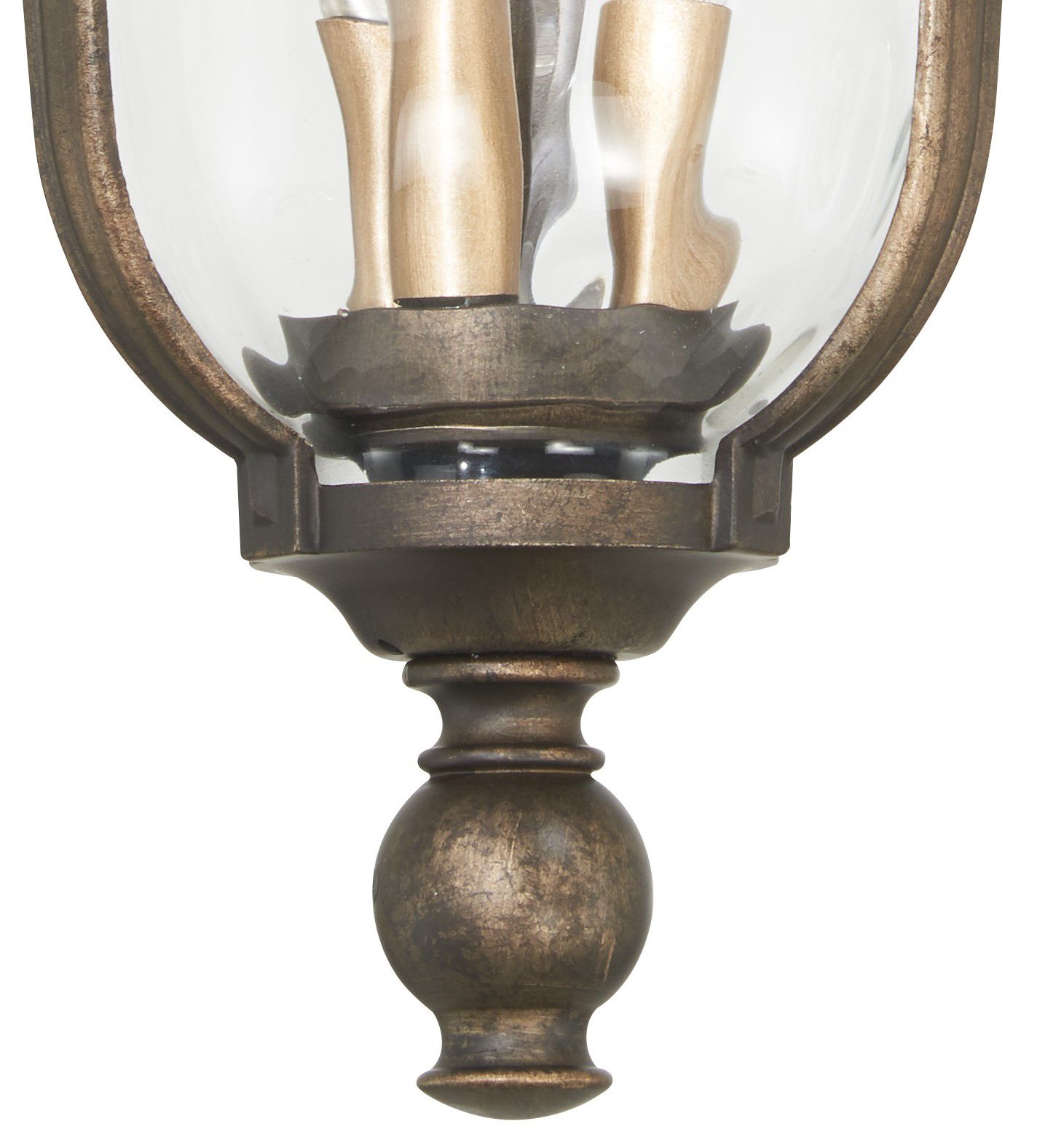 Image 4 Great Outdoors Havenwood 3-Light 19.88-in Bronze and Silver Outdoor Pendant more views