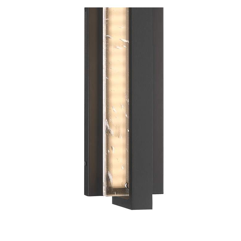 Image 2 Great Outdoors Hvar 1-Light 5.13-in Black Outdoor Wall Mount with Shade more views