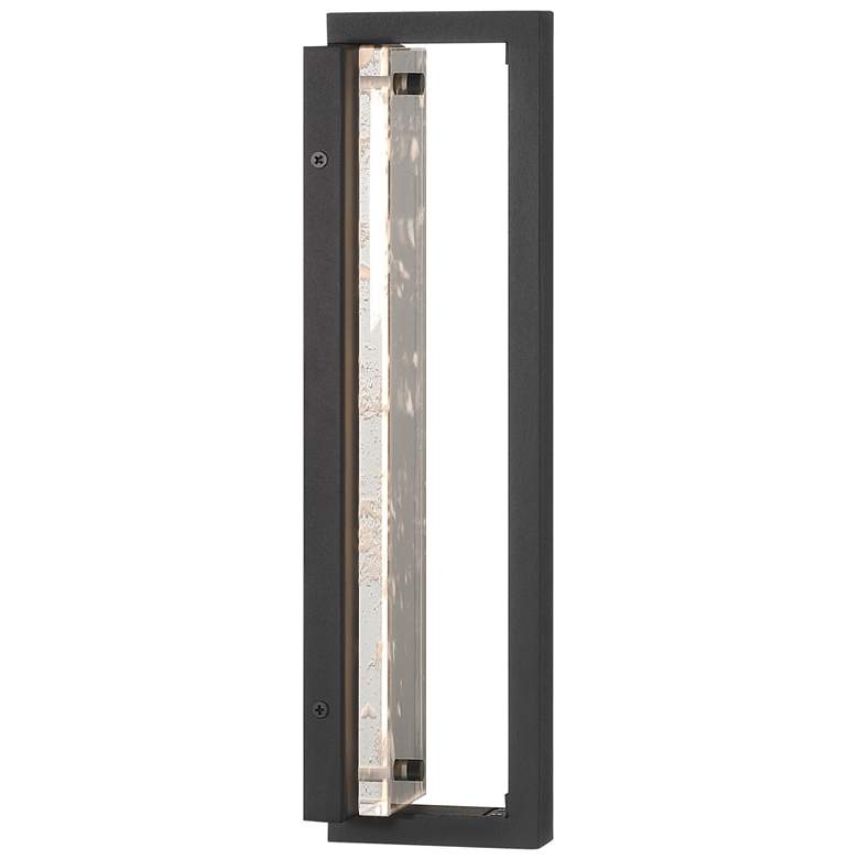 Image 4 Great Outdoors Hvar 1-Light 5.13-in Black Outdoor Wall Mount with Shade more views