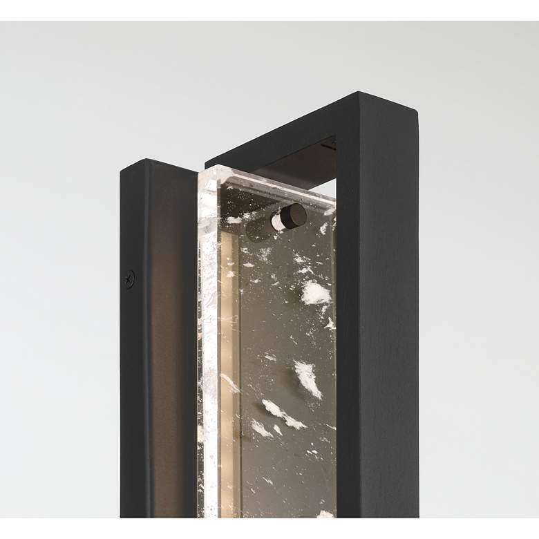 Image 5 Great Outdoors Hvar 1-Light 5.13-in Black Outdoor Wall Mount with Shade more views