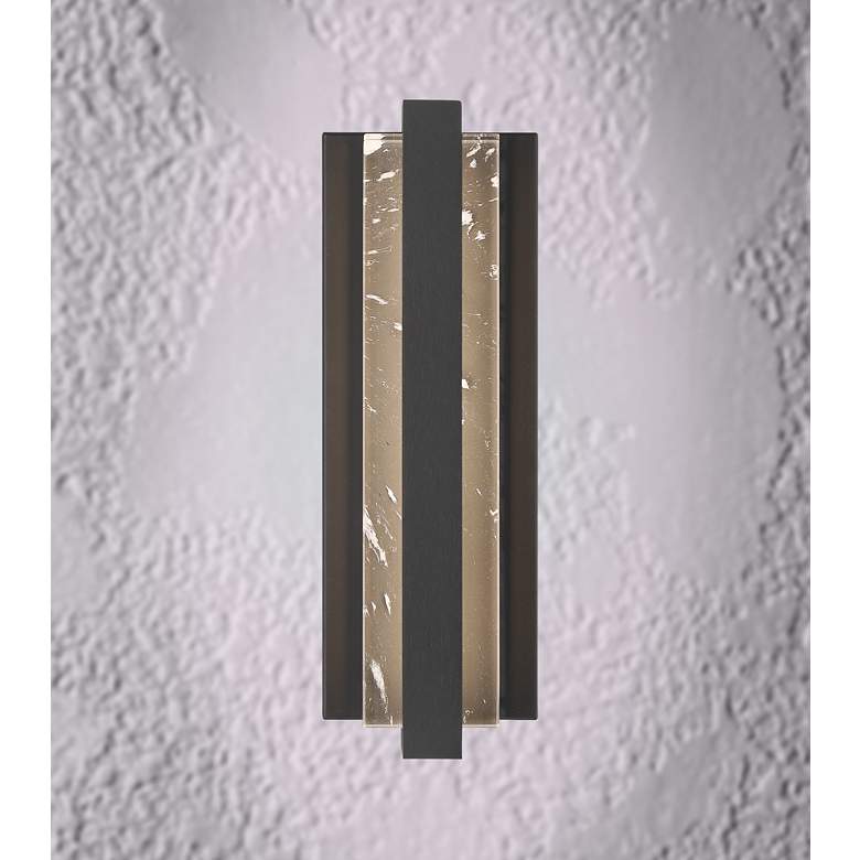 Image 6 Great Outdoors Hvar 1-Light 5.13-in Black Outdoor Wall Mount with Shade more views