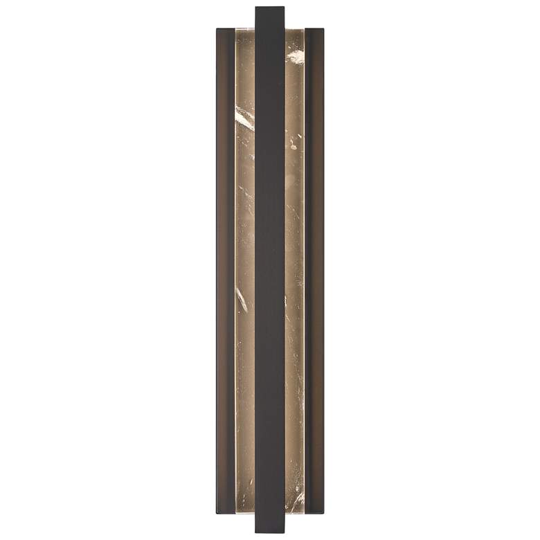 Image 1 Great Outdoors Hvar 1-Light 5.13-in Black Outdoor Wall Mount with Shade
