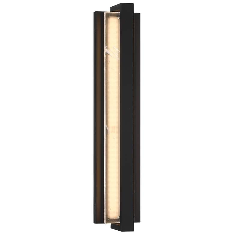 Image 2 Great Outdoors Hvar 1-Light 5.13-in Black Outdoor Wall Mount with Shade more views