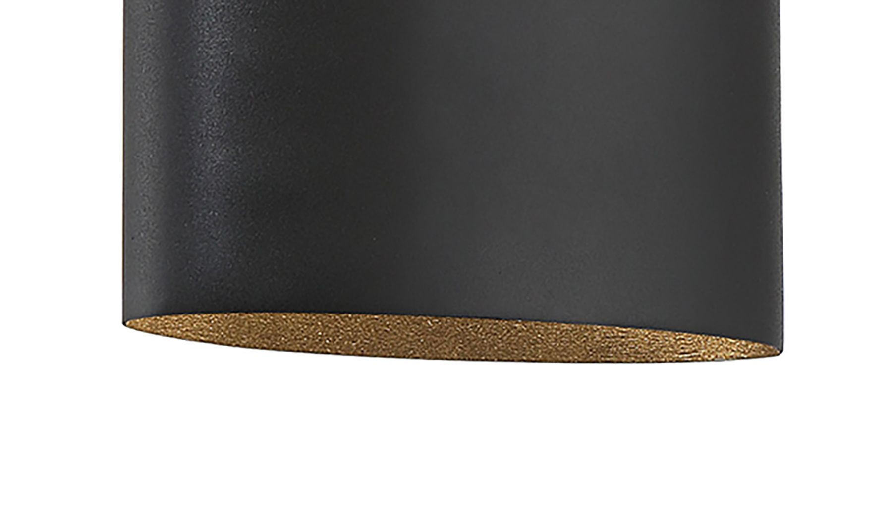 Great Outdoors Ladner Lane 2-Light LED Sand Black Outdoor Wall Mount