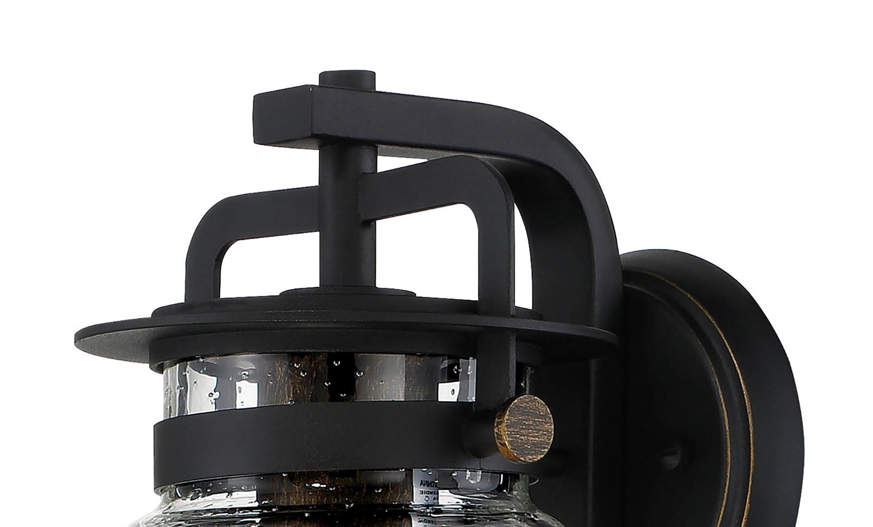 Image 3 Great Outdoors Maribel Heights 1-Lt Sand Coal and Gold Outdoor Wall Light more views